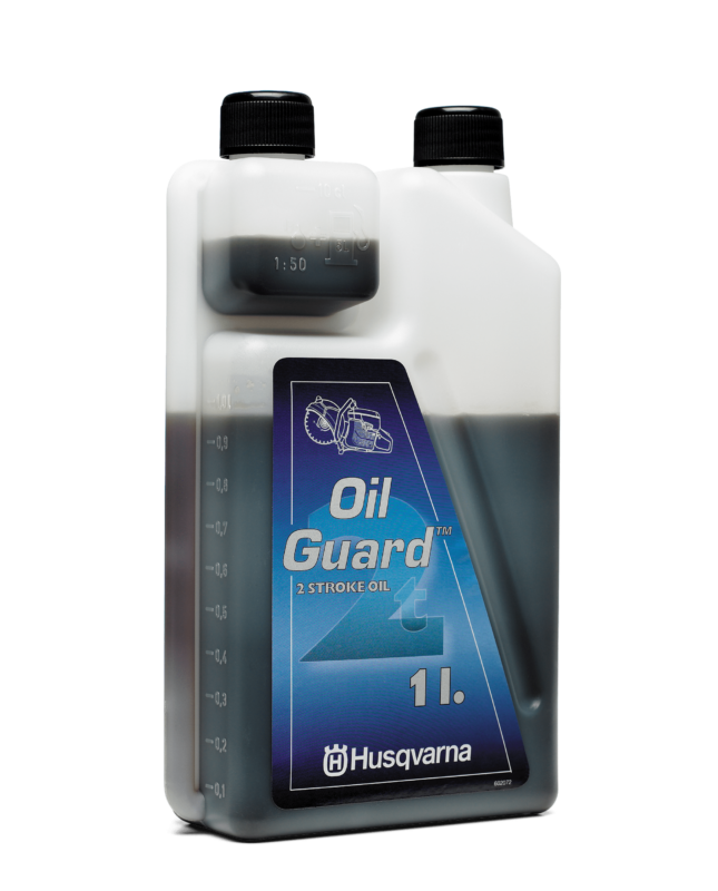 Huile 2 temps, Oil guard